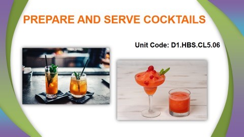 Prepare and Serve Cocktail 
